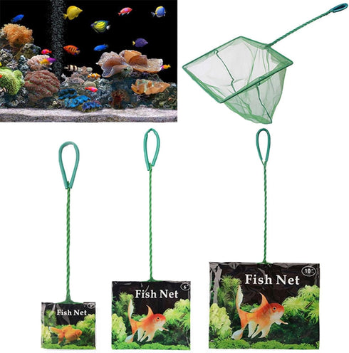 Quaziret Skimmer 3/4/5/6/8/10inch Fine Mesh Fish Net for Fish Tank - Aquarium Net Scoop, Aquarium Net with Plastic