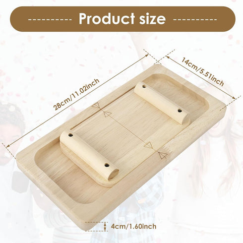 YLMFTNU Wooden Finger and Wrist Trainer, Wooden Finger Exerciser, Interactive Finger Wrist Competition Board, Tug