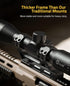 Offset CVLIFE Precision Cantilever Scope Mount - Dual Ring Scope Mount for Picatinny Rails - One Pieces