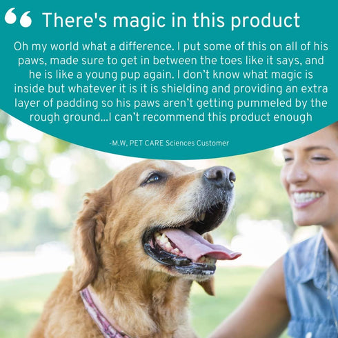 Paw Wax, 2 Oz Tin of Dog Paw Balm for Dry Paws, Moisturizer for Dogs and Cats