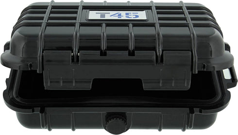 Hard Case 6.4 x 4.5 x 2in Rubber Lined Waterproof Storage Case for Cameras, Tools, and More - Protective Luggage