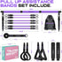 Pilates Bar Kit with Resistance Bands - Multifunctional Pilates Bar for Women & Men, Heavy-Duty Metal Adjustment Buckle.