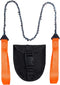 Pocket Chainsaw - Folding Hand Saw with Paracord Handle, Emergency Outdoor Survival Gear for Camping, Hunting, Hiking