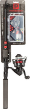 ProFISHiency 5FT Micro Telescopic Travel Fishing Rod & Spinning Reel Combo, Loaded Tackle Box