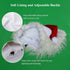 Funny Pet Reindeer Moose Costumes for Dog, Cute Furry Pet Wig for Halloween Christmas, Pet Clothing Accessories (Santa
