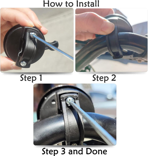 Kids Bike Bell, Cute Handlebar Ring Bell - Children's Bicycle Accessory for Tricycle, Scooter, Balance Bike
