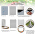 BWOGUE 7 Inch Bird Mirror with Rope Perch, Cockatiel Mirror for Cage Bird Toys, Swing Parrot Cage Toys