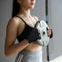 Jxiwfvl Fingerless Workout Pilates Gloves for Men and Women, Non-Slip Grip Fitness Gym Gloves Breathable Half Finger