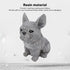 Dog Pet Marker Tribute Statue - Personalized Memorial Stone Decor for Outdoor Garden (Sitting Dog Figurine)