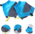 NOLITOY Low Lightweight Trail Running Gaiters - Waterproof Ankle Gaiters for Shoes Boots, Hiking, Walking, Blue