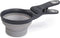 Dexas Pets Collapsible KlipScoop - 1 Cup Capacity Dry Dog Food Scoop and Bag Clip, Light Gray (PW660432429)