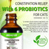 Cat Constipation Relief, 100% Natural Cat Laxative with 6 Probiotics, Promotes Digestive Health - 2 fl oz