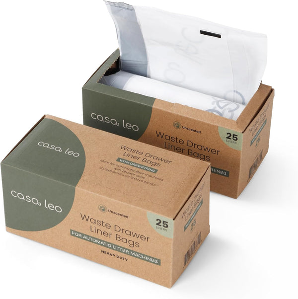 Leo's Loo Too by Casa Leo I Waste Litter Drawer Liner Bags