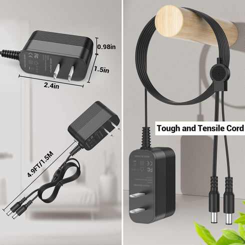 5 V Charger for Dogtra - Replacement Power Cord for Dogtra YS600, YS300, iQ Series Dog Collar Trainer