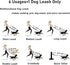 Dog Collar and Leash Set for Large Medium Small Dogs, Waterproof Adjustable Odor Proof Collars Leashes, 6FT Dog Leash