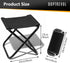 OOPTREVOL 265 LBS, Camping Stool, Portable Stool, Folding Camping Chairs for Adults, Collapsible Chairs, Pocket Seat