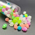 Glow in The Dark Stones 100pcs Luminous Rocks for Fish Tank, Vase Fillers, and Decorations Powered by Light
