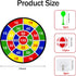 Erpotyl 29'' 12 4 3 4 5 6 7 8 9 10 11 12 Large Dart Board Toys for Kids - Sticky Board with Sticky Balls Darts Indoor