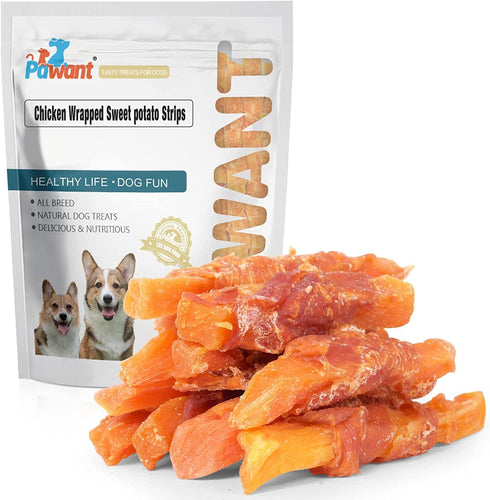 Soft Dog Treats Chicken Sweet Potato Sticks Puppy Easy to Digest Training