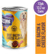 13.2 oz (Pack 12), A Strong Heart Wet Dog Food, Beef, Bacon & Cheese Flavor - Cans of Made in The USA with Real Beef