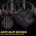 AYRO Minimal Workout Gloves, Short Partial Gym Weight Lifting Gloves Grip Pads for Men & Women with Full Palm