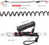 Scuba Diving Lanyard, Heavy Duty Stainless Steel Spring Coiled with Quick Release Buckle and Dive Flag Webbing Strap