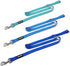 azuza 3 Pack Nylon Dog Leashes - Strong & Durable Basic Style Leash for Large Dogs, Royal Blue/Blue/Green