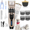 Dog Clippers for Grooming,Dog Grooming Kit for Heavy Thick Hair&Coats/Low Noise Rechargeable