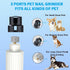 Trimmers 6 Trimmer Dog Nail and Dog Nail Grinder with Lights, Quiet Dogs Grooming Kit with Cat Paw Clipper & Pet Paw