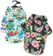 Hawaiian Breeze Camp Shirt for Dog, XX-Small, Black