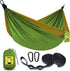 SZHLUX Camping Hammock, Double & Single Portable with 2 Tree Straps, Great for Hiking, Outdoor, Beach