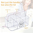 Handle,5 Countertop Kit,Trimmer,Clipper,Combo,Brush Clear Dog Storage Organizer,Pet Grooming Supplies Organizer