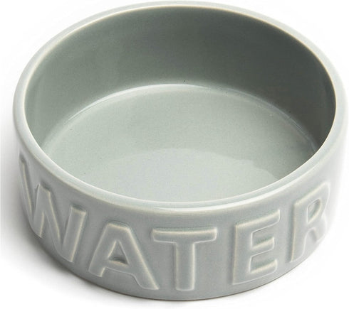 Park Life Designs Pet Bowl | Classic Water Bowl (Small, Grey)