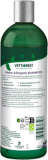 16 oz Vet's Best Hypo-Allergenic Shampoo for Dogs | Dog Shampoo for Sensitive Skin | Relieves Discomfort from Dry