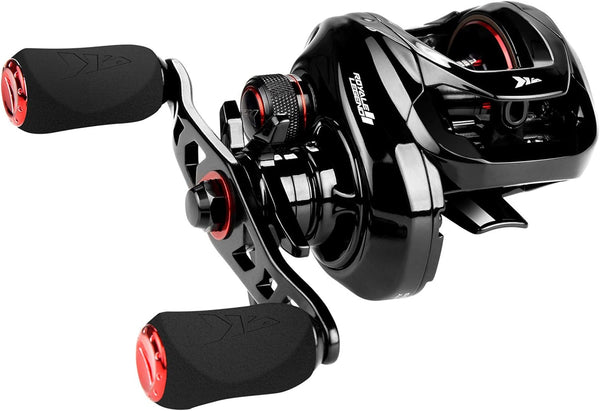 KastKing Royale Legend II Baitcasting Reel, Compact Design, 17.64LB Carbon Fiber Drag, 8 Magnet Braking System