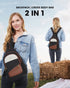 Backpack Daypacks LOVEVOOK Sling Bag for Women, Sling Crossbody Bag Convertible, Small Diaper Bag Hiking