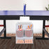 VISEMAN Ping Pong Storage Rack, Wall Mount Organizer for 4 Paddles and Balls