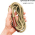 BTINESFUL 7FT Slip Lead Dog Leash, Strong Nylon Rope Training Lead for Small Medium Large Dogs, Beige