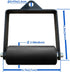 Gym Fitness LAT Pulldown Attachments, Fat Arm Wrestling D Handle Cable Grip for Finger Wrist Strength, Deadlift