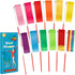 YGEOMER Ribbon Wands, 12pcs Rainbow Gymnastics Ribbons for Kids, Twirling Dance Sticks
