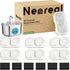 Neareal Cat Water Fountain Replacement Filters & Pre-Filter Sponges Compatible with 74oz/2.2L