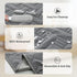 Dog Bed Cover for Pets Blankets Rug Pads for Couch Protection Waterproof Bed Covers Dog Blanket Furniture Protector Reusable Changing Pad (Dark Grey+Light Grey, 40"x60") by BOCTOPUG