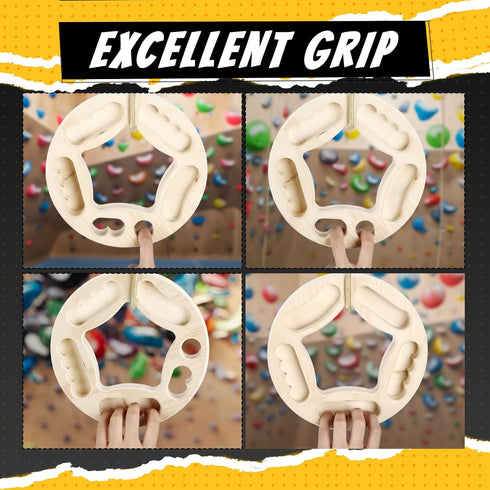 JolliLudo Hangboard Rock Climbing for Climbing Home Training Finger Strengthener, Pull-up Grip Arm Training Portable