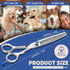 JP-440C Cutting/Trimming (7.5" (24-Tooth)) Moontay Professional Dog Grooming Straight, Curved