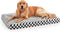 JOEJOY Dog Bed for Large Dogs, Orthopedic Bed with Removable Washable Cover, Cute Modern Plush & Memory Foam, Grey