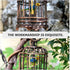 Iron Birdcage Mini Toy, Decorative Simulated Bird Cage for Home Accessories, Ideal for Baby and Toddler Kids