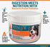 Vitalize Dog Digestive Health Powder - Relief for Constipation, Nausea, Skin & Coat Supplement, 1 Pound