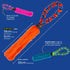 Tug-E-Nuff Pocket Fauxtastic | Durable Bungee Tug Toy for Dogs | Ideal for Interactive Training | Faux Fur, 3 Colours,