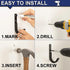 Gun Rack Storage Wall Mount, Horizontal Metal Hangers for Rifles, Shotguns, and Archery Bow
