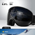 Odoland S2 Snow Ski Goggles - Double Lens Anti-Fog OTG Windproof UV400 Eyewear for Men, Women, Youth